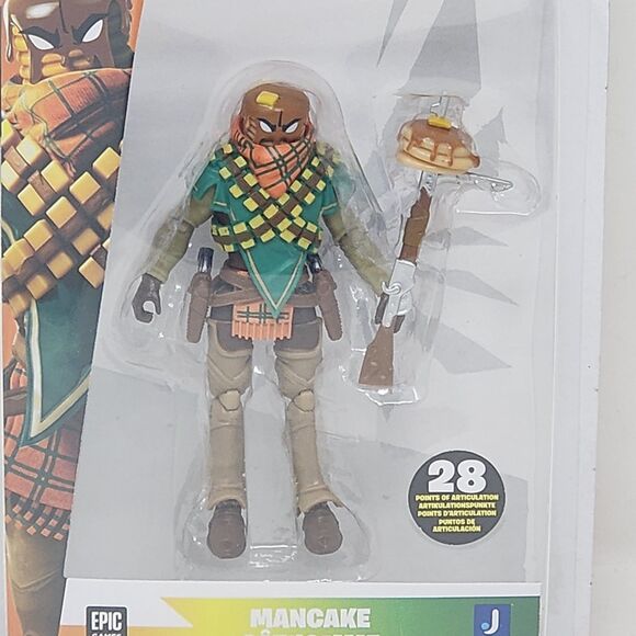 Jazwares Fortnite Solo Mode Series Mancake Gathomme 4" Action Figure Series 17 - Picture 2 of 11